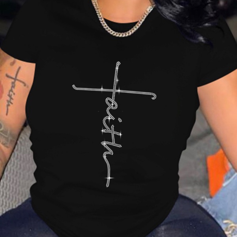 Ladies Black T-Shirt